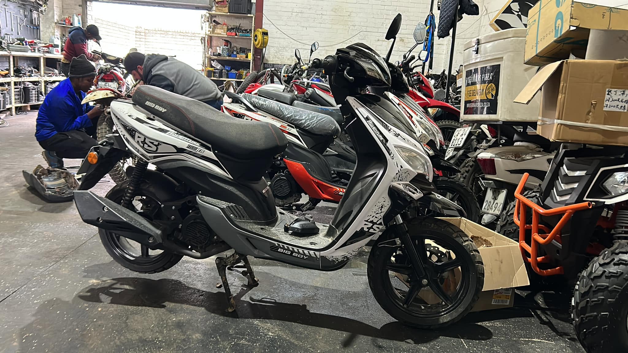 Motorcycle servicing at The Bike Shop Paarl